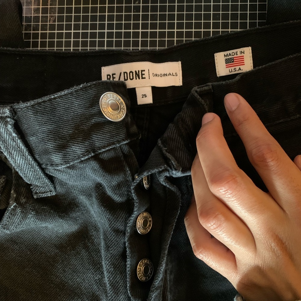 RE/DONE Originals Black Jeans
